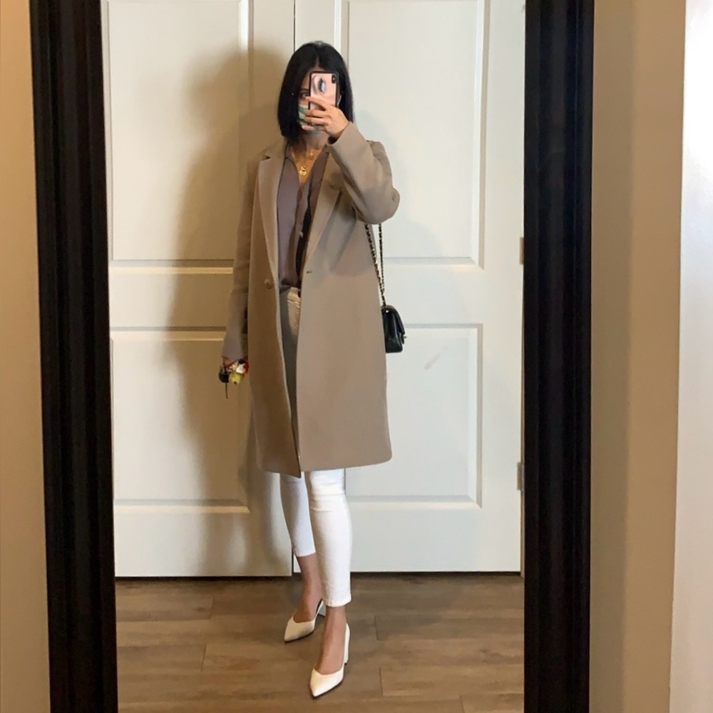 Aritzia Babaton Stedman Italian Wool Long Coat